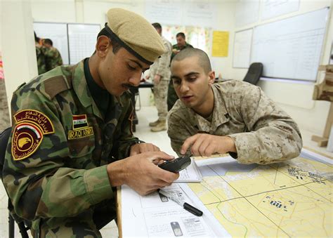 Iraqi Soldiers Test Navigation Skills Camp Mejid Iraq C Flickr