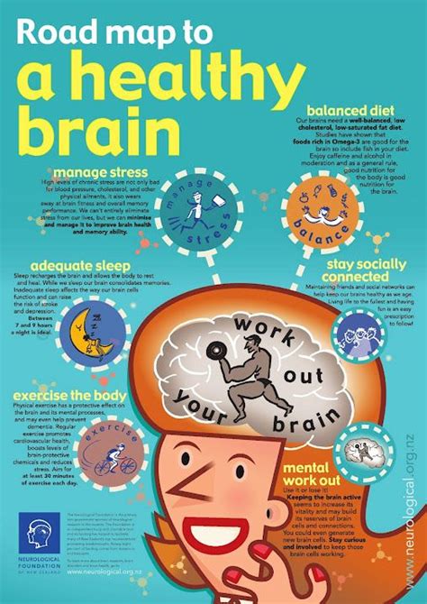The Road Map To A Healthy Brain Infograph