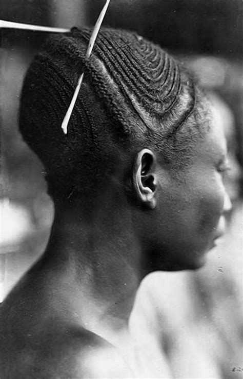 Africa Mangbetu Woman Belgian Congo Vintage Postcard Photographer