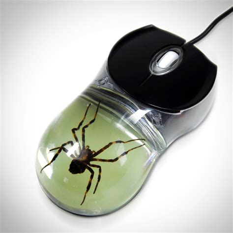 Glow In The Dark Resin Computer Mouse Large Spider Rare T Touch