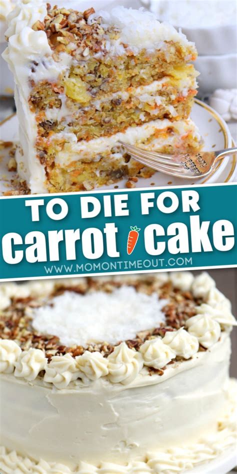 Truly the best carrot cake you'll ever try! To Die For Carrot Cake in 2020 | Cake recipes, Carrot cake ...