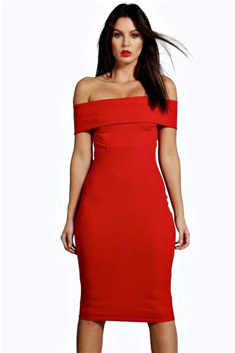 Indie Off The Shoulder Midi Bodycon Dress Midi Dress Bodycon Bodycon