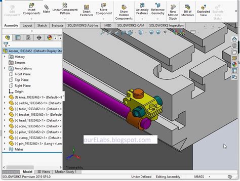 Create Mates In Solidworks Assembly Ourengineeringlabs