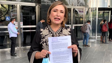 Xóchitl Gálvez Presenta Denuncia Para Que La Fgr Investigue Video Pan Senado 2024