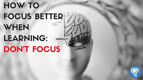 How To Focus Better When Learning Dont Focus Youtube
