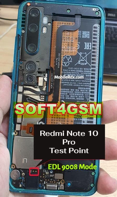 Redmi Note Pro Test Points For EDL Mode Reboot Into EDL Mode
