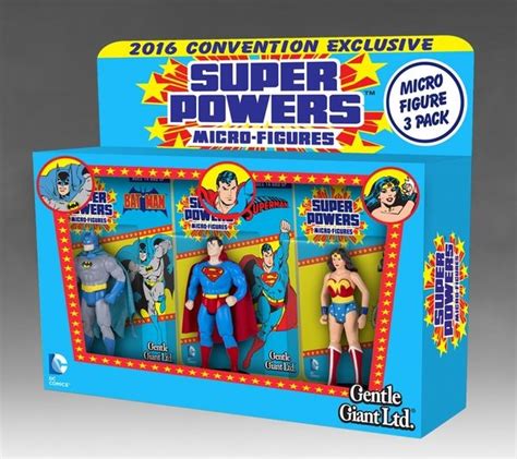 2016 Sdcc Exclusive Dc Super Powers Micro Figure 3 Pack スーパーパワー Dcコミックス コミコン
