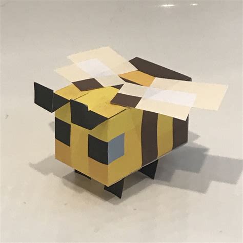 Paper Minecraft Bees