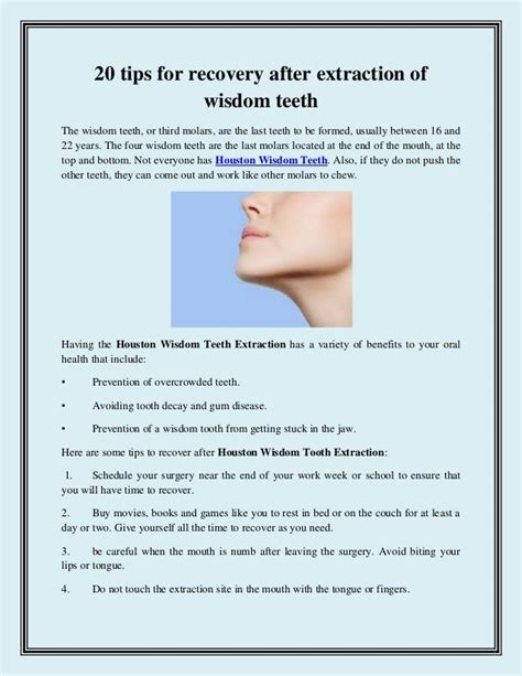 20 Tips For Recovery After Extraction Of Wisdom Teeth