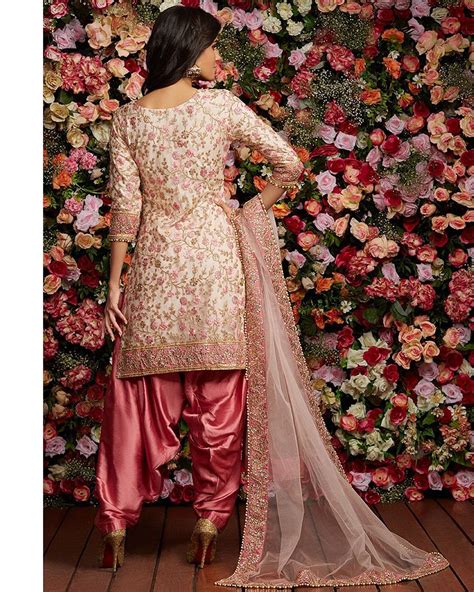 Lashkaraa Rose Pink Sequins Embroidered Punjabi Suit Punjabi Dress Pakistani Dresses Indian