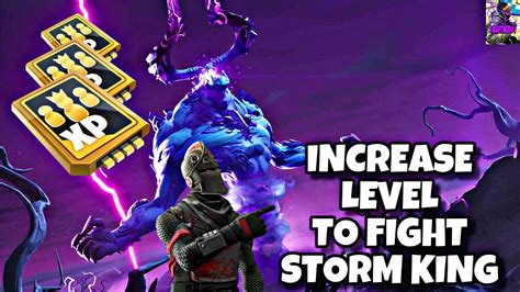 How To Increase Power Level To Fight The Storm King Fortnite Save The World Youtube