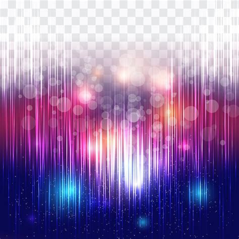 Free Vector Abstract Colorful Lights With Transparent Background