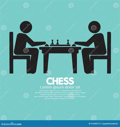 Chess Player With Continuous Single Line Drawing Vector Illustration