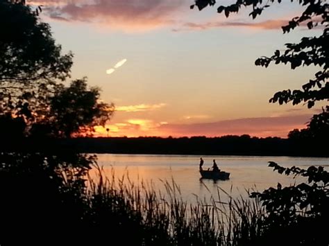 Willmar Lake Sunset Fishing On Willmar Lake Photo Taken B Flickr