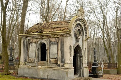 Old Crypt On Cemetery Editorial Photography Image Of Petersburg