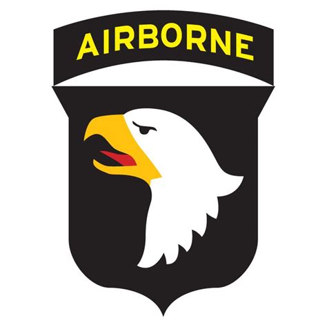 An Airborne Emblem With An Eagle On Its Head And The Words Airborne