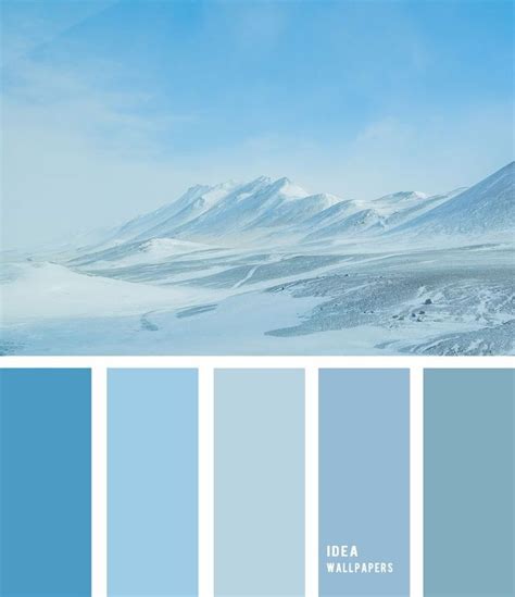 Winter Color Palette Blue Winter Colour Scheme Winter Color Winter