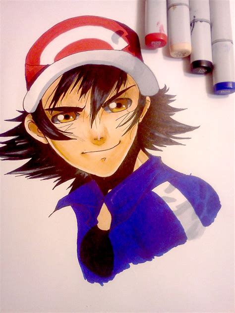 Ash Ketchum By Blaquepen On Deviantart