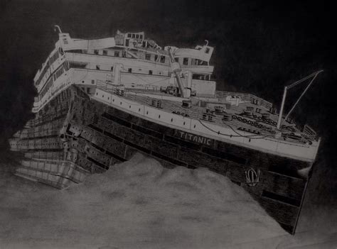 Titanic Sinking Drawing At Explore Collection Of