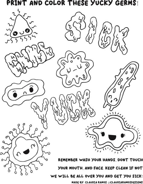 Germ Pages Coloring Pages