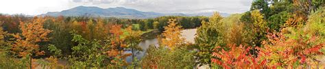 White Mountains Fall Panorama New England Today