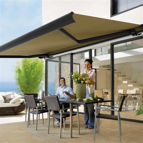 50m X 30m Retractable Folding Arm Awning Heavy Duty Full Cassette