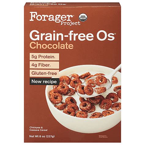 Forager Project Grain Free Os Chocolate Cereal 8 Oz Shop Foodtown