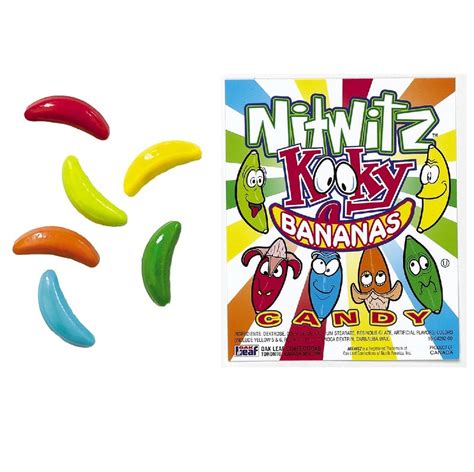 Nitwitz Kooky Bananas Pressed Candy • Unwrapped Candy • Bulk Candy • Oh