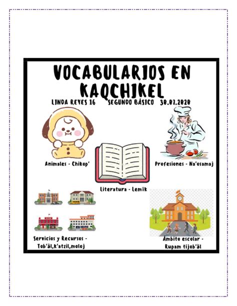 Vocabularios En Kaqchikel By Linda Rocio Del Carmen Reyes Issuu