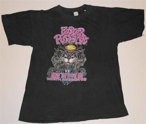 Vintage 1990 Faster Pussycat Wake The Fk Up Tour T Shirt Defunkd