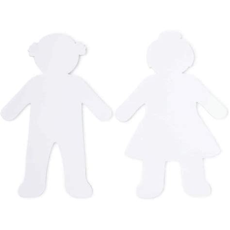 Paper People Cut Outs For Classroom Crafts