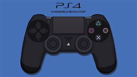 Playstation 4 Controller Illustration On Behance