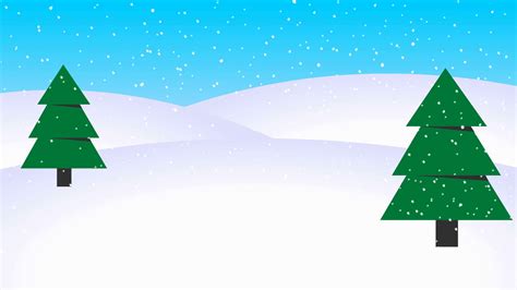Winter Animation Background Falling Snow loop Motion Background 00:06 ...
