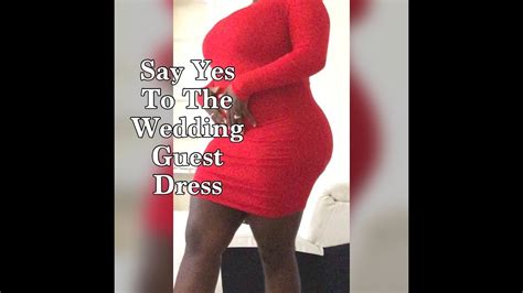 plus size say yes to the wedding guest dress curvy thick bbw ssbbw ehndigo youtube