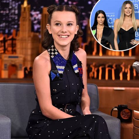 Millie bobby brown (born 19 february 2004) is an english actress and model. KUWTK Superfan Millie Bobby Brown Reacts to the Show ...