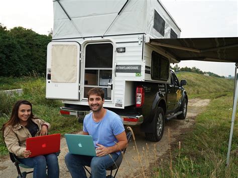 Mobile Living Vanlife In A Pop Up Truck Camper Four
