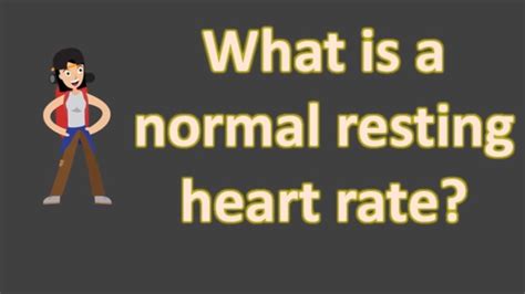 Unlike a purely subjective evaluation of intensity, your heart rate is. What is a normal resting heart rate ? | Health FAQS - YouTube