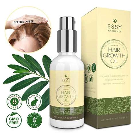 Essy Natural Growth Hair Oil For Stronger Thicker Longer Hair