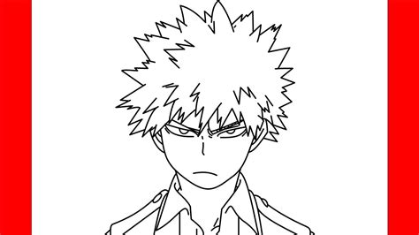 How To Draw Katsuki Bakugo From My Hero Academia Step By Step Drawing 20286 Hot Sex Picture