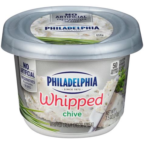 Philadelphia Chives Whipped Cream Cheese 75 Oz Instacart