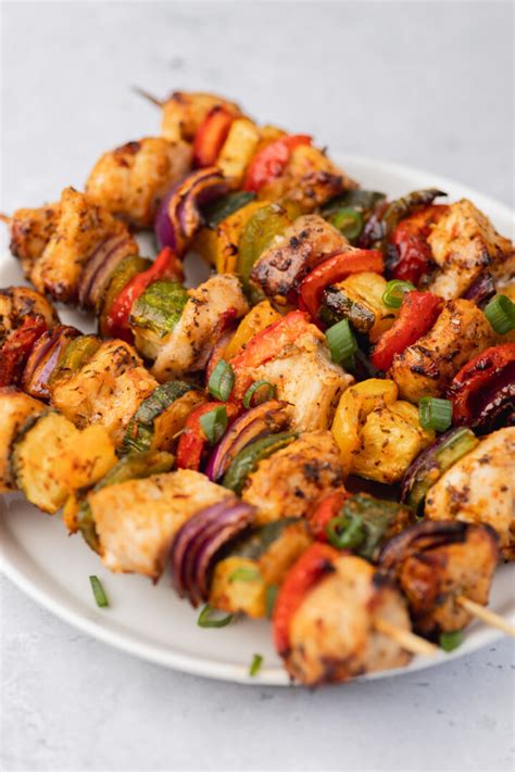 Air Fryer Chicken Kabobs Chicken Skewers