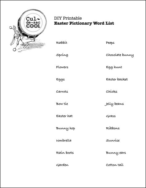 Rude funny pictionary words for adults : 12 Coolest Easter Party Games — Part 2