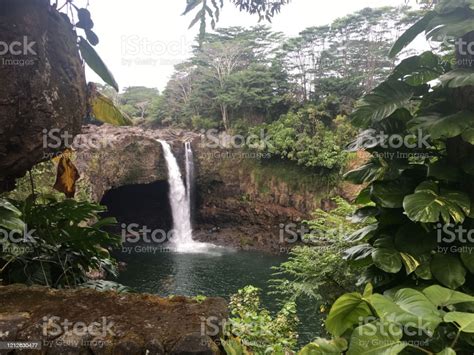 Rainbow Falls Lookout Hawaii State Park Stock Photo Download Image