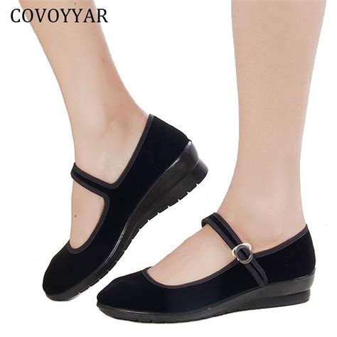 2017 Mary Janes Ladies Flats Buckle Strap Comfortable Women Shoes Round
