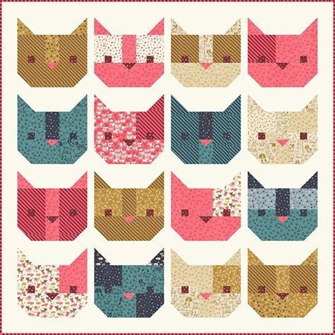 10 Cat Quilt Patterns To Make Gathered