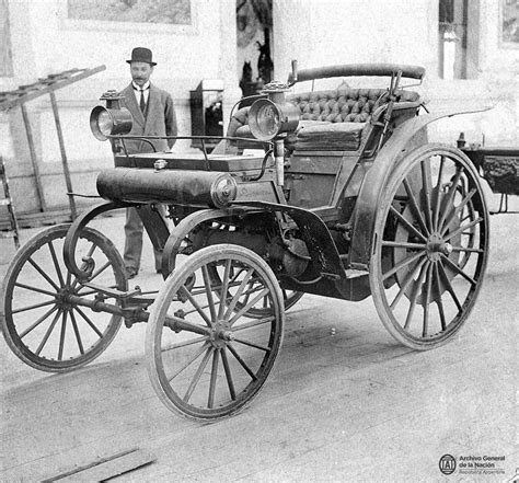 Primer Automóvil Que Se Introdujo Al País En 1895 Foto De Julio De