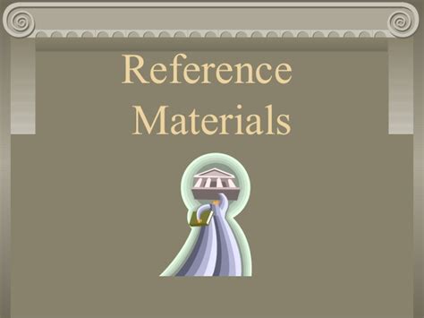 There are many different types of reference letters. Reference materials (1)