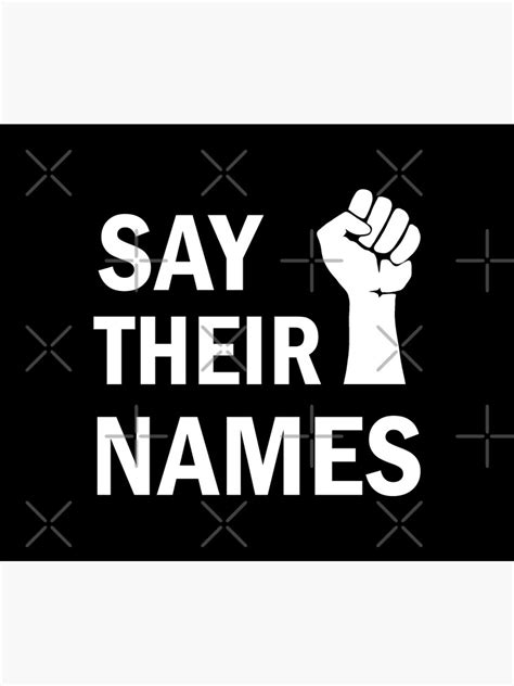 Say Their Names Poster For Sale By Valentinahramov Redbubble