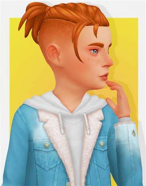 Gf Boys Hair 2 Naevyssims With Images Sims 4 Toddler Sims 4