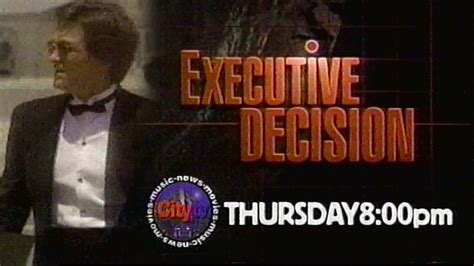 Executive Decision Promo Citytv Great Movies 1998 City Tv City Dt